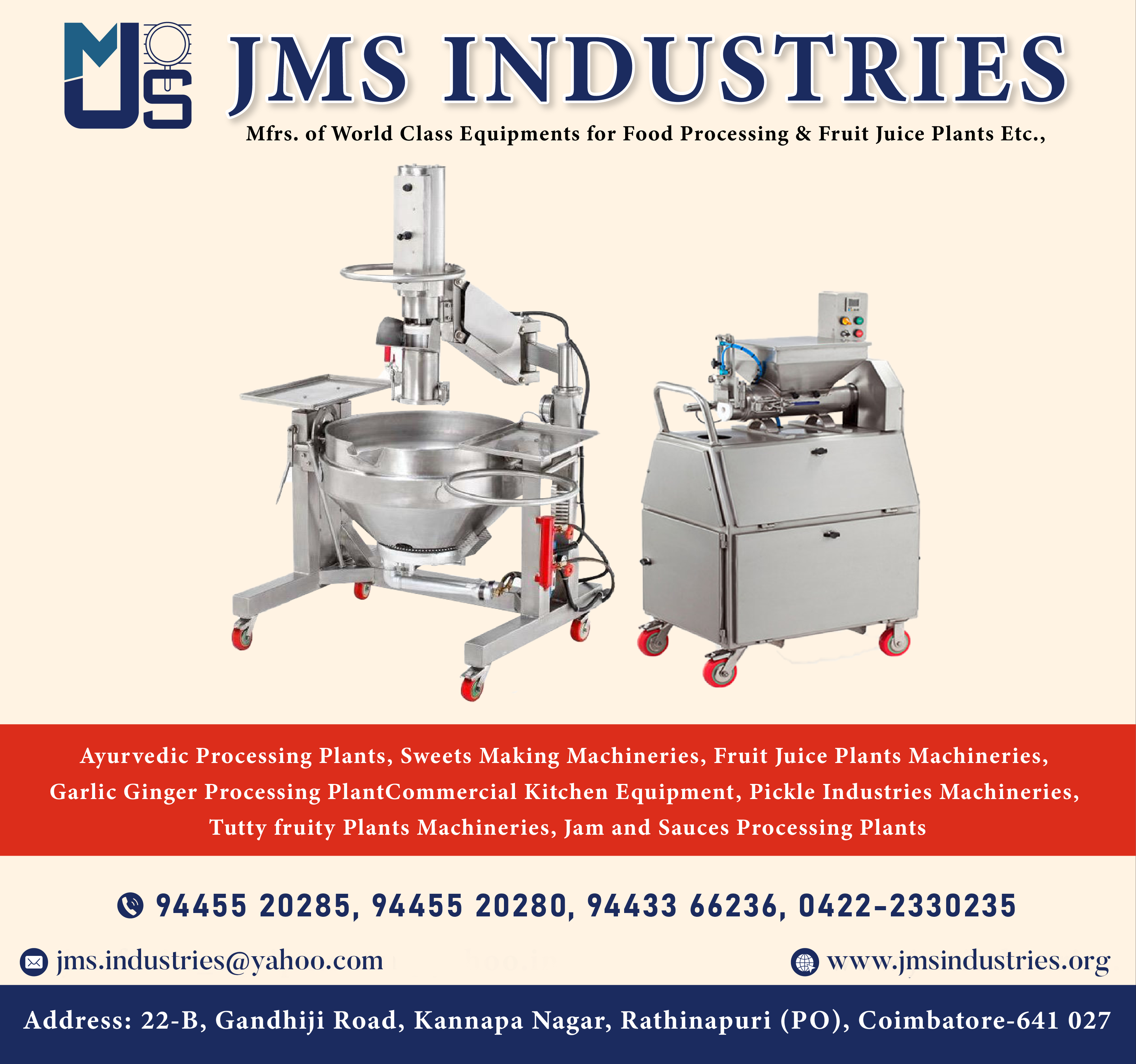 Contact JMS Industries